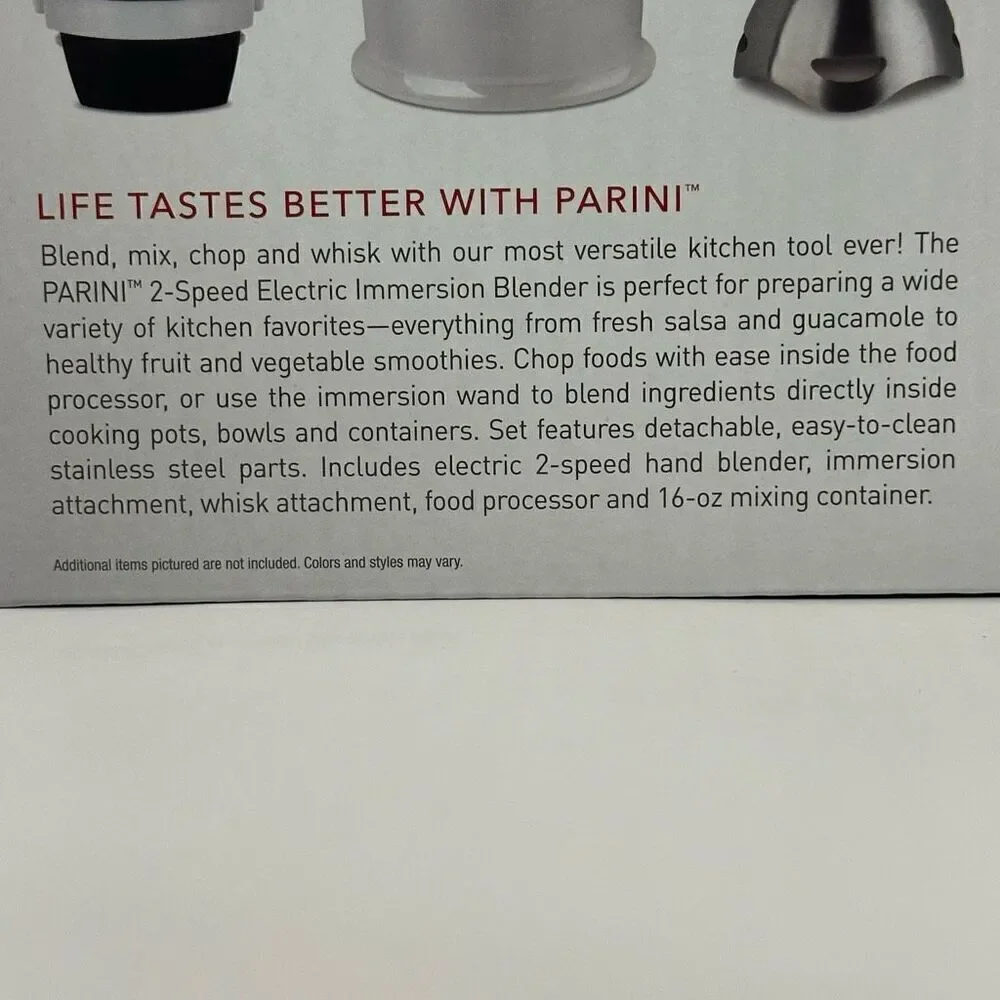 Parini Cookware Electric Immersion Blender 2-speed